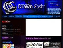Tablet Screenshot of drawn-cash.com